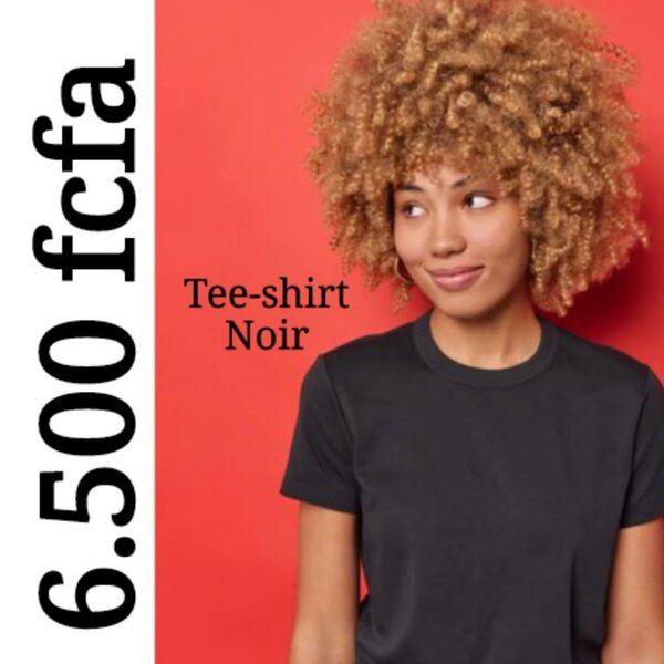 Tee-shirts disponibles Noir et blanc