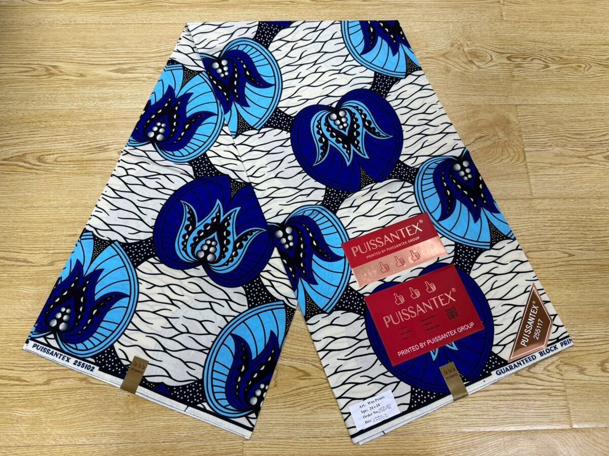 Tissu Wax Africain Floral