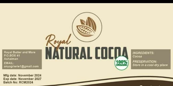 Natural cocoa Powder 25kg