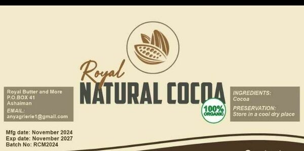 Natural cocoa Powder 25kg