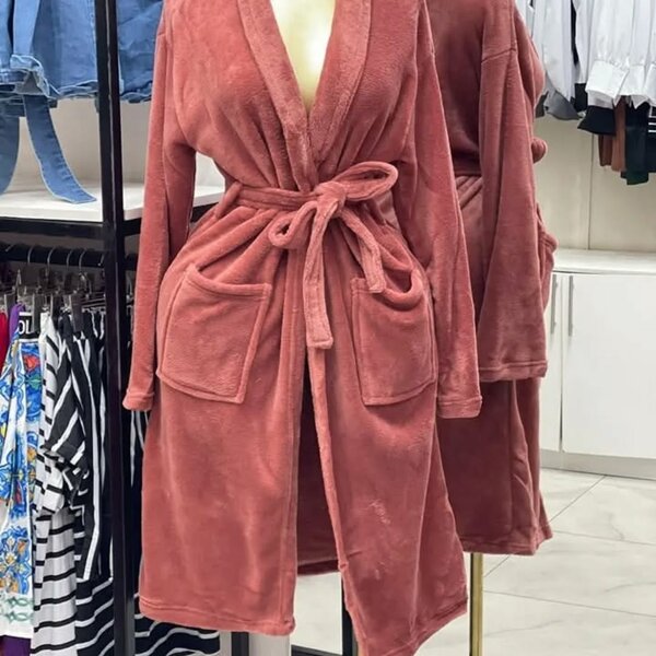 Comfortable and warm unisex robe