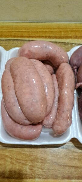 Saucisses de porc local