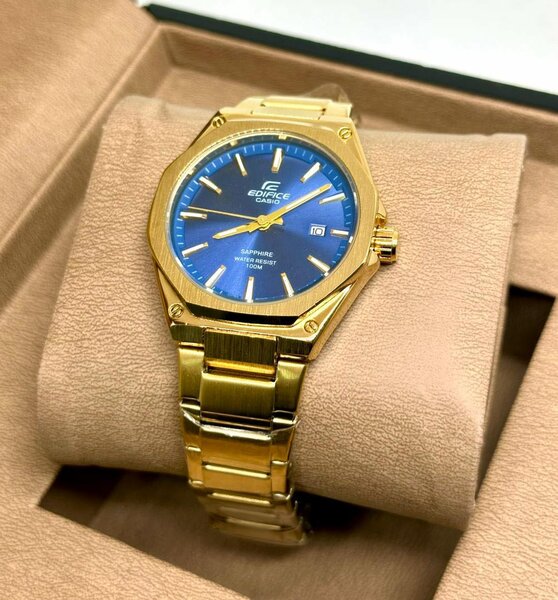 Montre homme luxe dorée