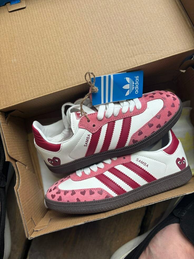 Adidas Samba rouge et blanc