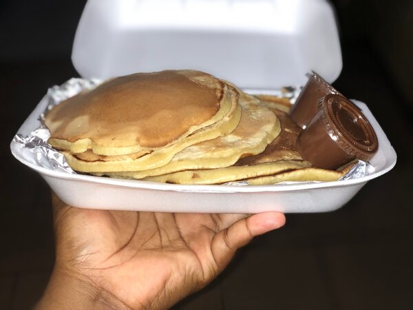 Pancakes avec chocolat (5)