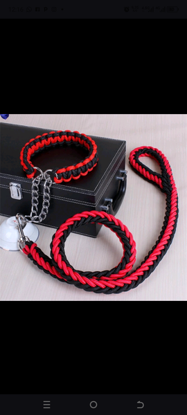 Laisse réglable en cuir