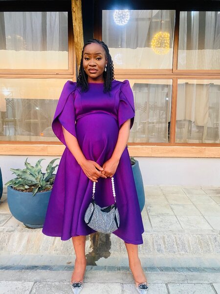 Beautiful Purple Pre loved dress