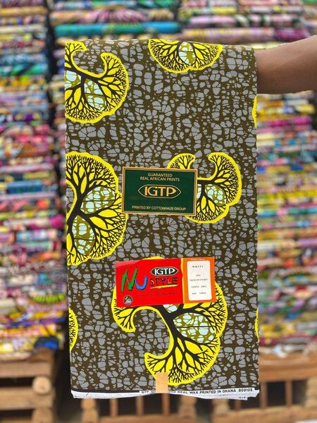 Tissu Wax Africain Coloré