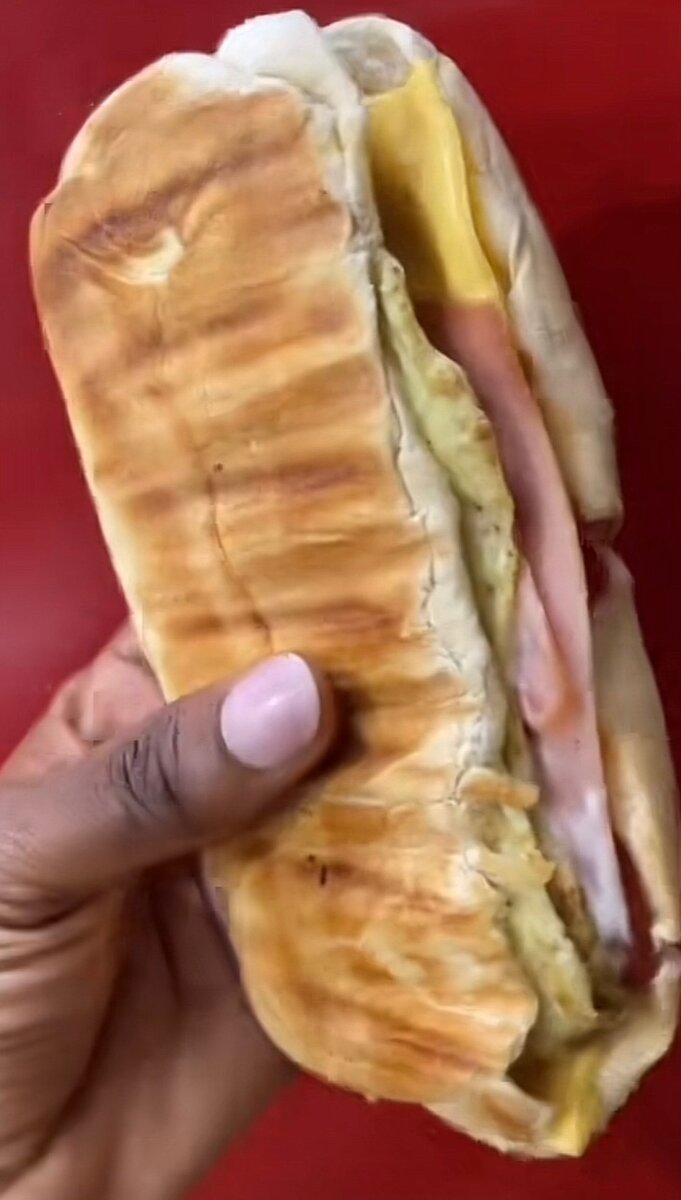 Délicieux panini grillé