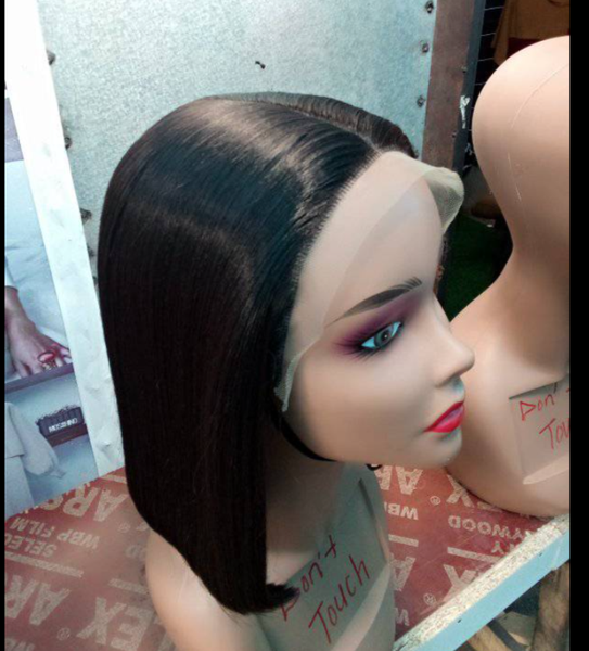 Ear to ear bob wigs