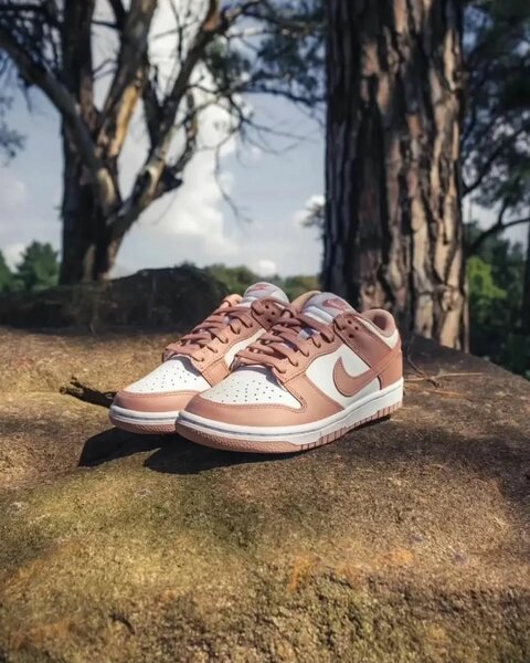 Nike sb en cuir rose