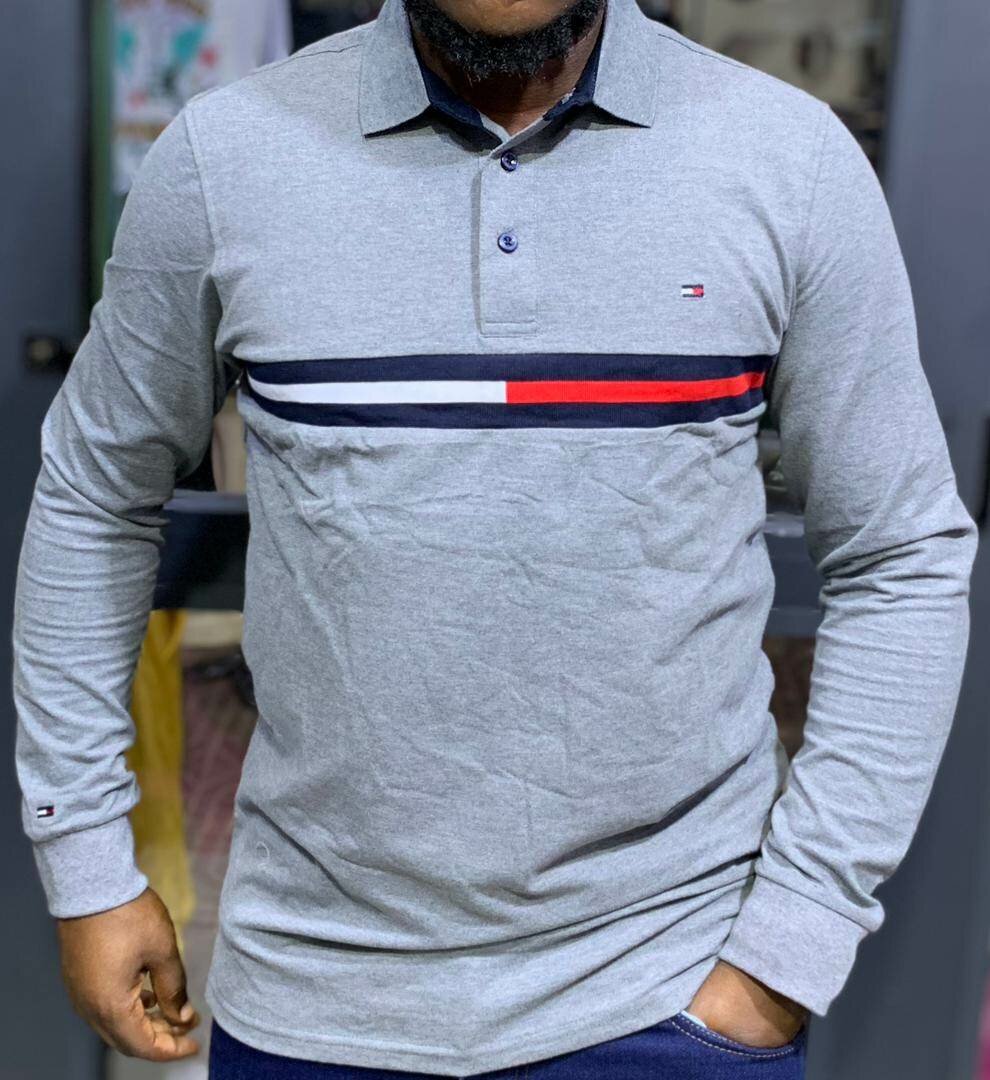 Polo à manches longues stylé