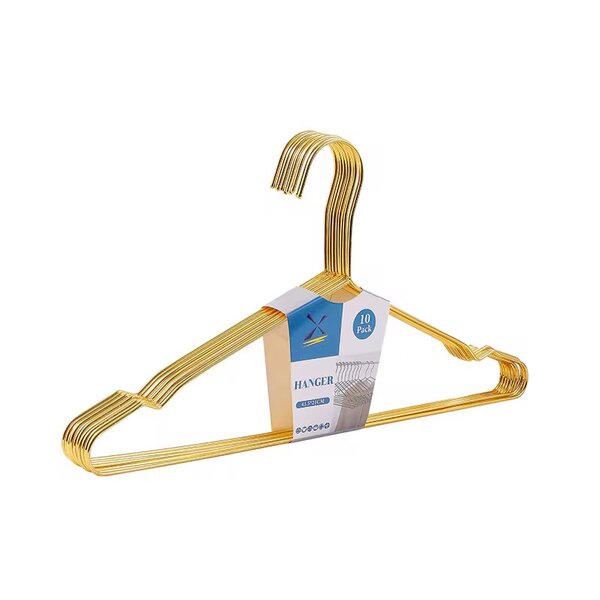 10 Porte-manteaux en métal doré
