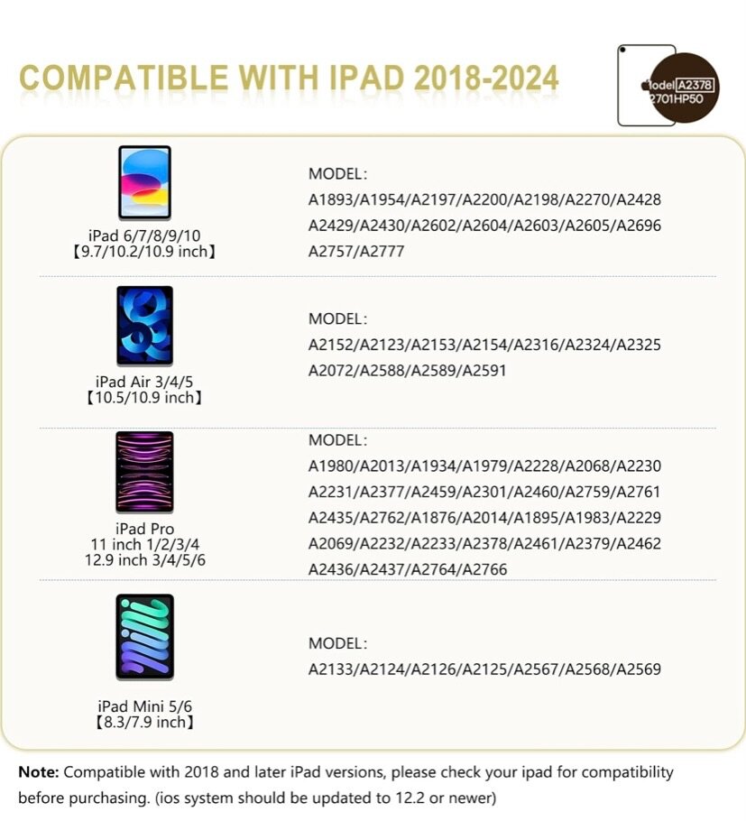 Crayon de 1ère génération pour iPad, crayon magnétique pour