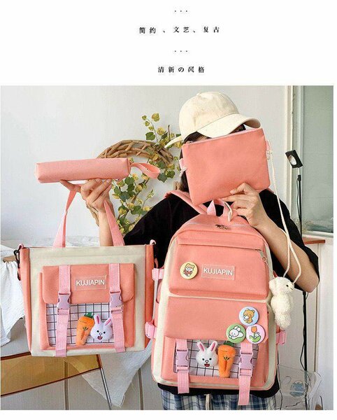 Ensemble de sacs scolaires mignons