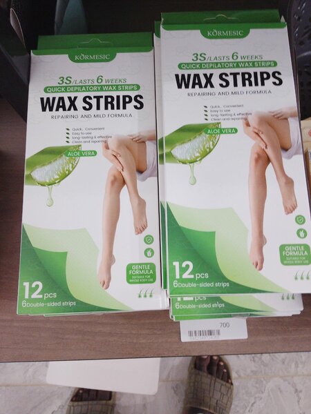 Bandes de cire dépilatoires