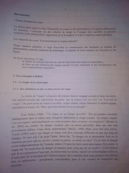 Document académique en français