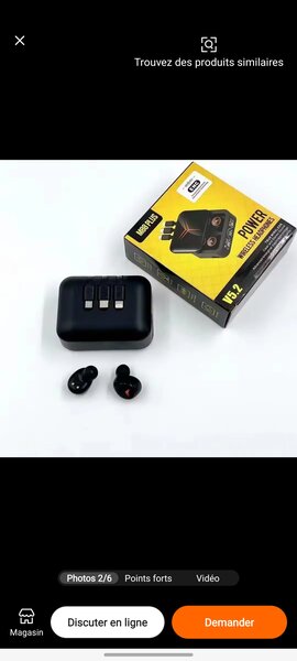 Écouteurs Sans Fil Bluetooth V5.2