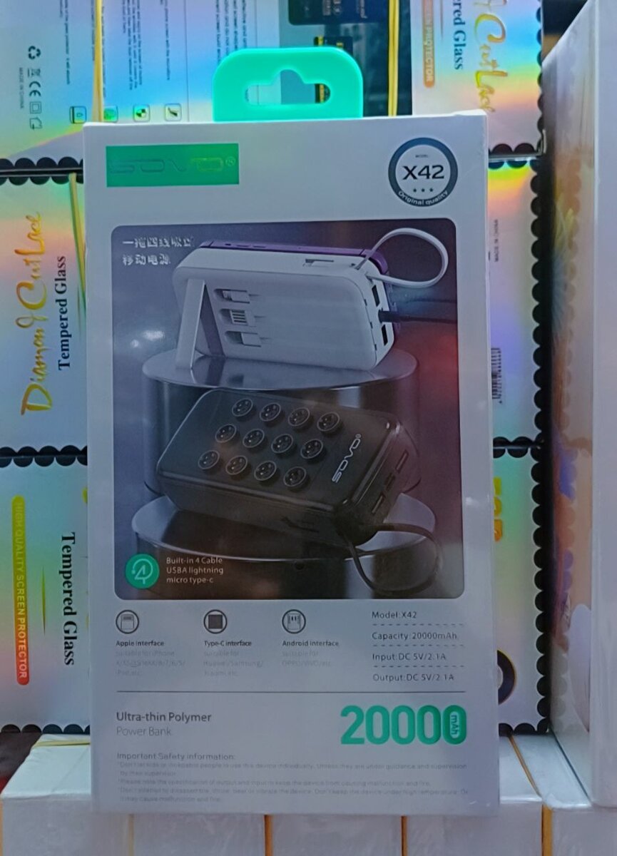SOVO 20,000mAh Power Bank