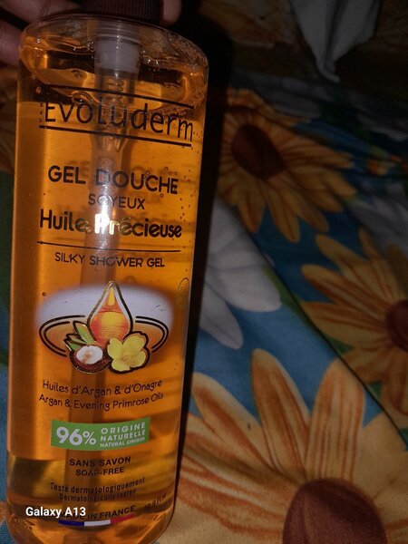 Gel douche soyeux huile précieuse évoluderm