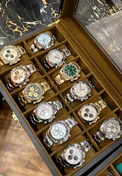 Boîte de rangement pour montres luxe
