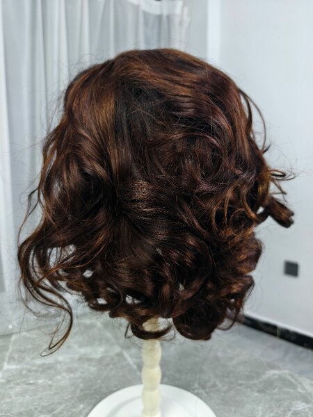 Cheveux vietnamiens boucle L12