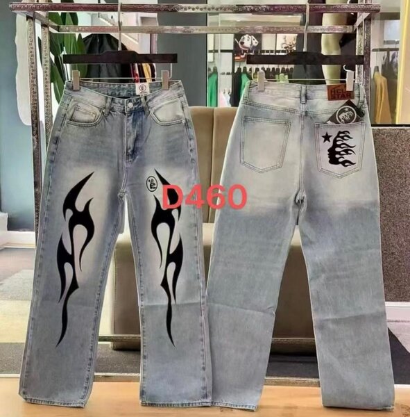 Jean homme imprimé style urbain