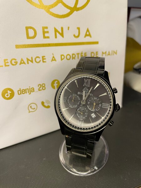 Montre Homme Élegante Noire