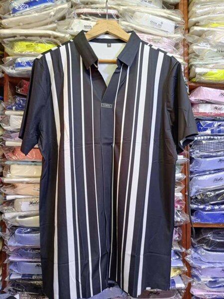 Chemise Polo Rayée Homme