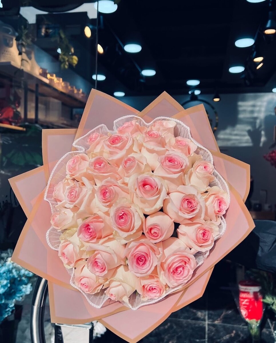 Bouquet de roses élégants