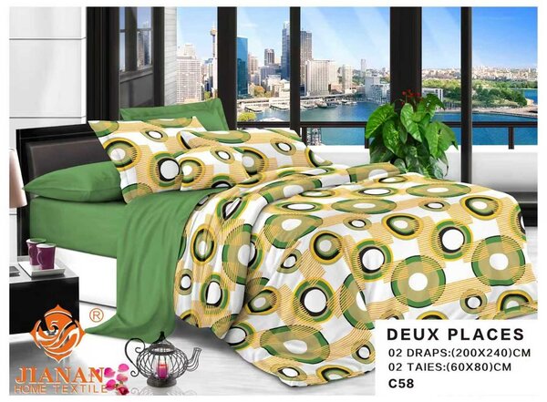 Parure de lit 2 places moderne