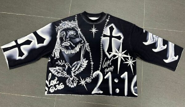 Sweatshirt imprimé graphique