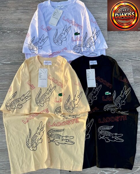 T-shirts graphiques Lacoste unisex