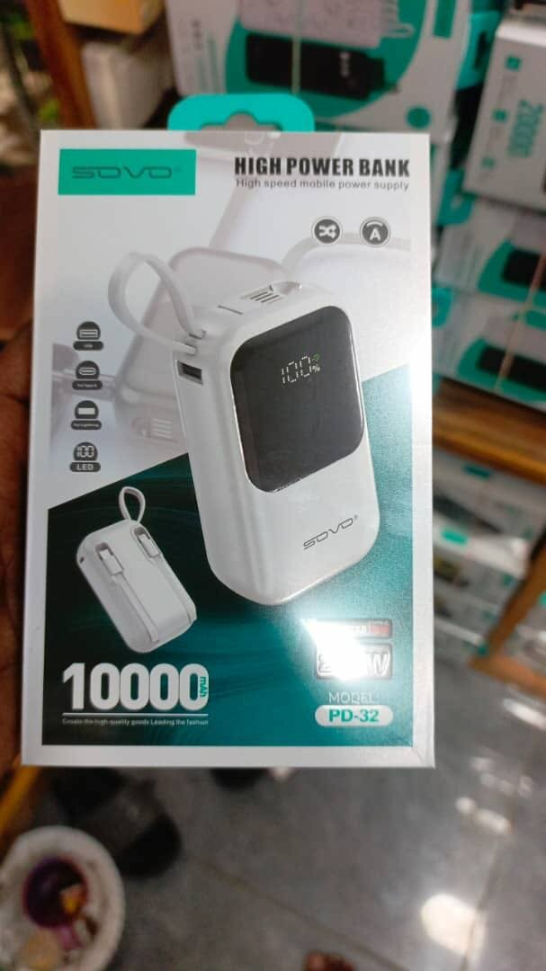 Chargeur Power Bank 10000mAh 20W