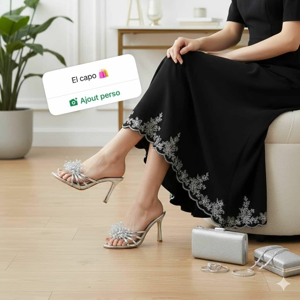 Sandales à talons élégantes