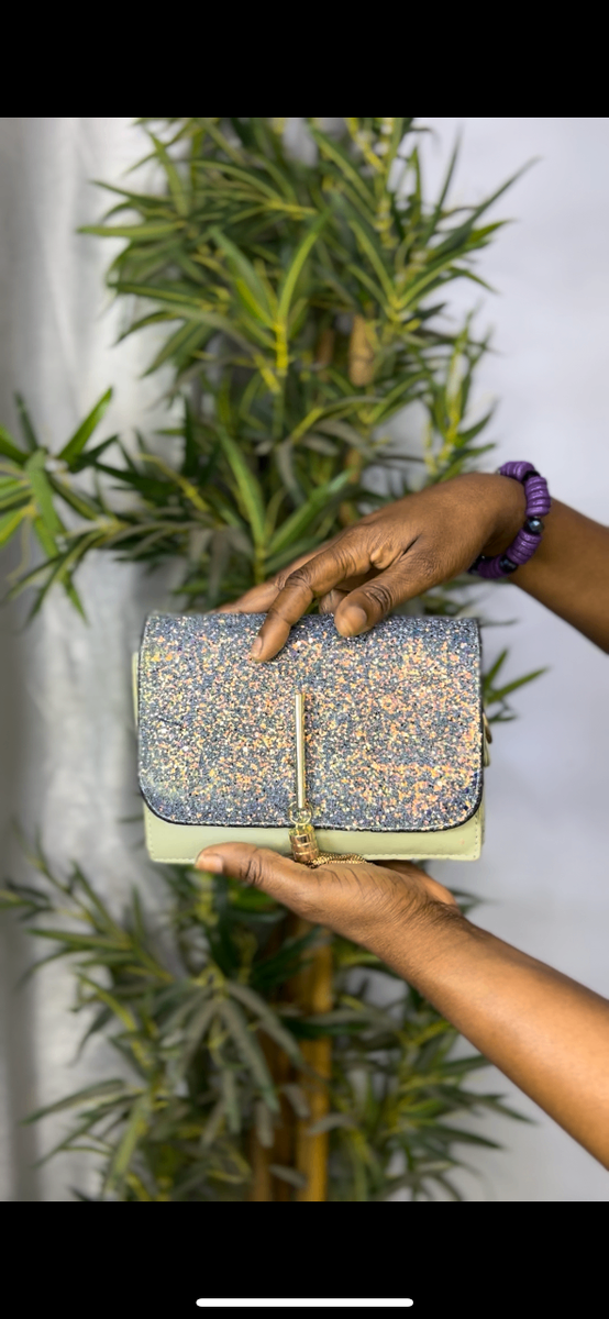 Sacoche élégante à paillettes