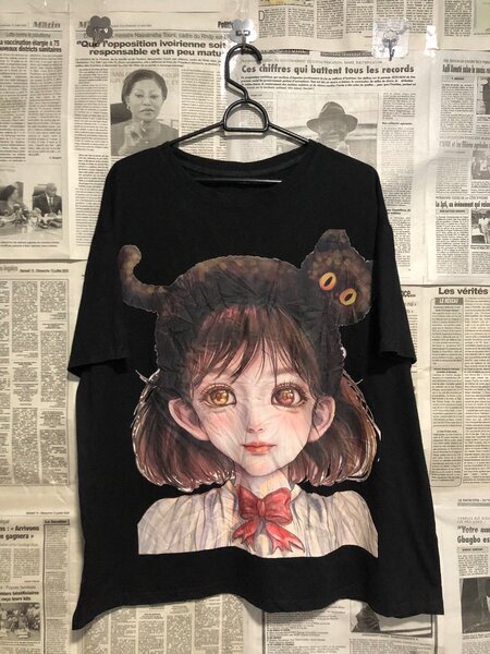 T-shirt unisexe à imprimé artistique