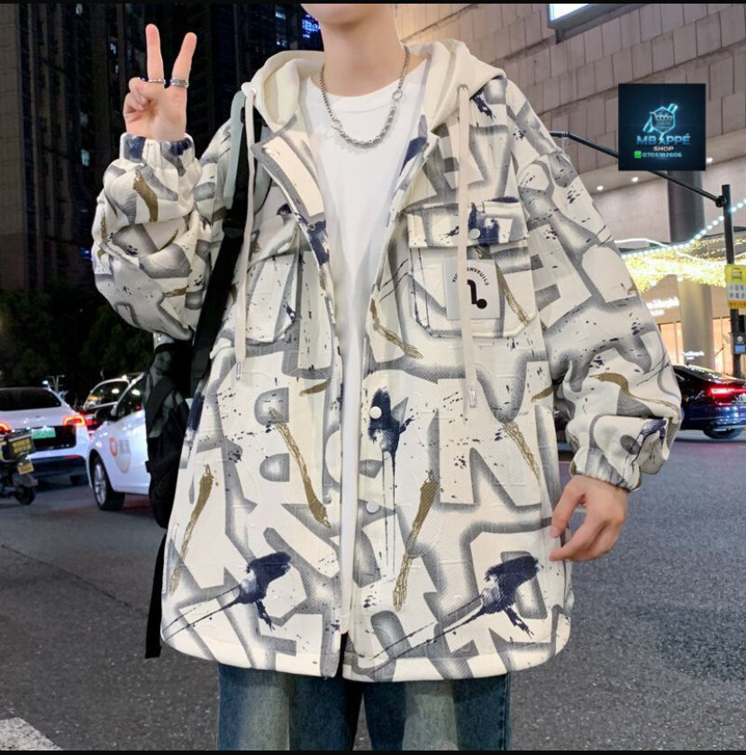 Manteau homme à capuche