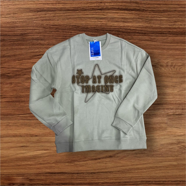 sweatshirt gray with print