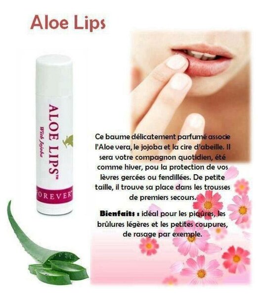 Baume à lèvres Aloe Vera
