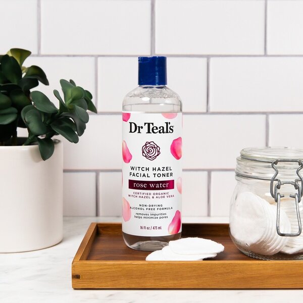 Dr teals witch hazel rose water toner 473 ml
