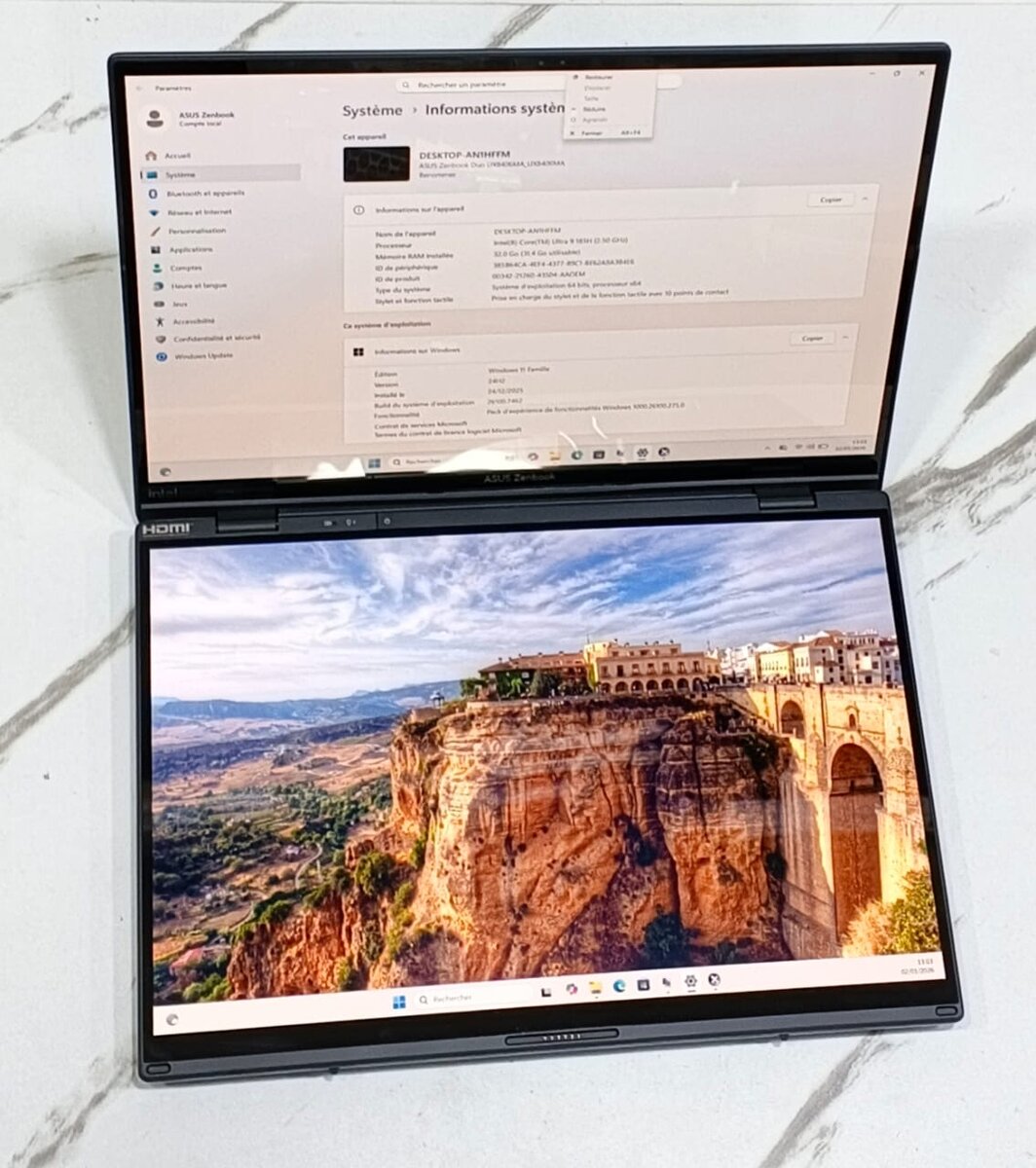 **ASUS ZENBOOK DUO UX8406 MA I