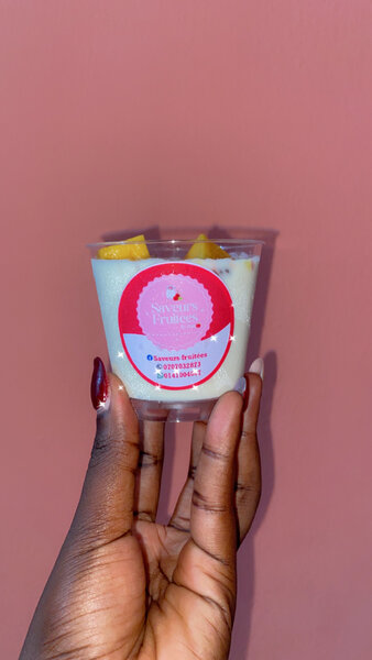 Dessert crémeux aux fruits