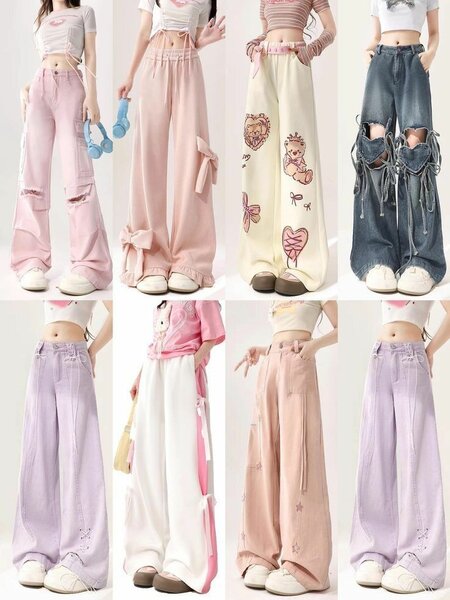 Pantalons larges femmes élégants