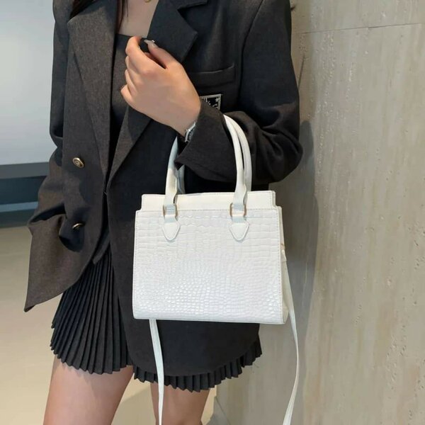 Sac à main blanc élégant