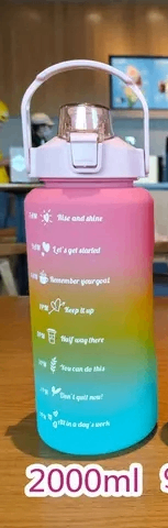 Gourde Motivation 2L Arc-en-Ciel