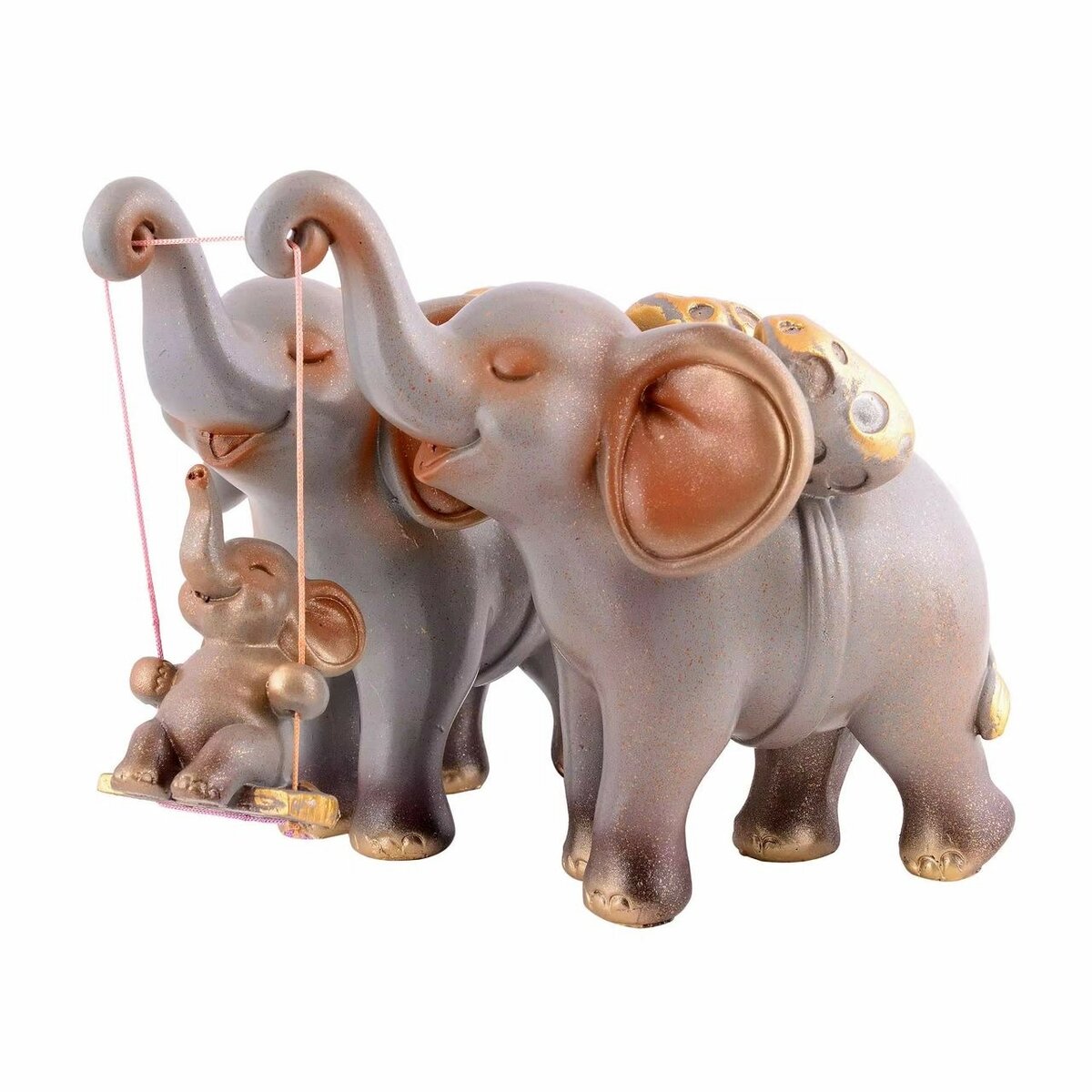 Figurines Éléphants Famille