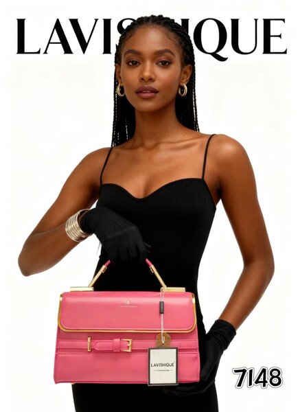 Sac à main femme LAVISQUE rose 7148