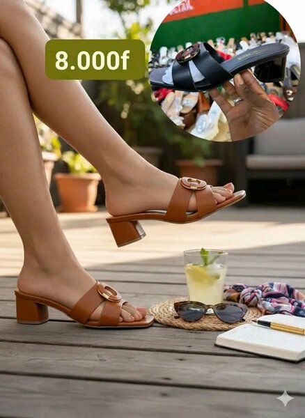 Sandales à talons pour femme