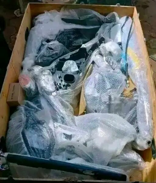 Nouveau scooter Yamaha noir et bleu